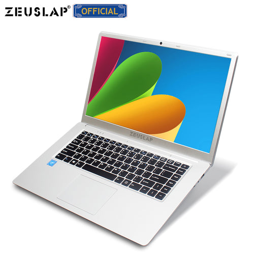 ZEUSLAP 15.6inch Intel Quad Core CPU 4GB Ram 64GB EMMC Windows 10 System 1920*1080P FHD Screen Netbook Laptop Notebook Computer