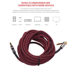 6 Meters/ 20 Feet Musical Instrument Guitar Cable guitar accessories for Electric Guitar Bass Mixer Amplifier Equalizer
