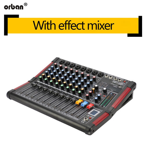 DJ mixer 99 kinds of DSP effects Bluetooth recording mixer 48v phantom power home performance
