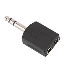 Load image into Gallery viewer, Homeland 6.35mm Stereo Plug Male To 2 x 6.35mm Female Jack Audio Adapter for Guitar Bass