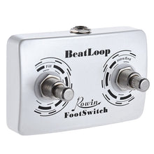 Load image into Gallery viewer, Rowin Beatloop Footswitch Dual Momentary External Guitar Pedal Foot Switch Pedal With 6.35Mm Stereo Cable