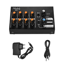 Load image into Gallery viewer, Muslady NX8 Ultra-compact 8 Channels Stereo Audio Sound Mixer Low Noise with Echo Function