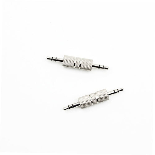 2 pcs Universal Jack 3.5mm Male to 3.5mm Female conversion Stereo Headphone AUX Cable Audio Adapter Plug For Microphone