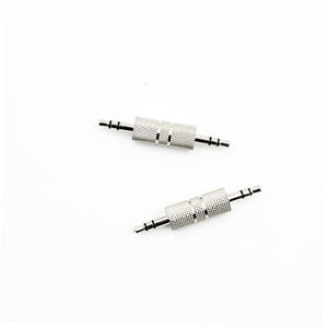 2 pcs Universal Jack 3.5mm Male to 3.5mm Female conversion Stereo Headphone AUX Cable Audio Adapter Plug For Microphone