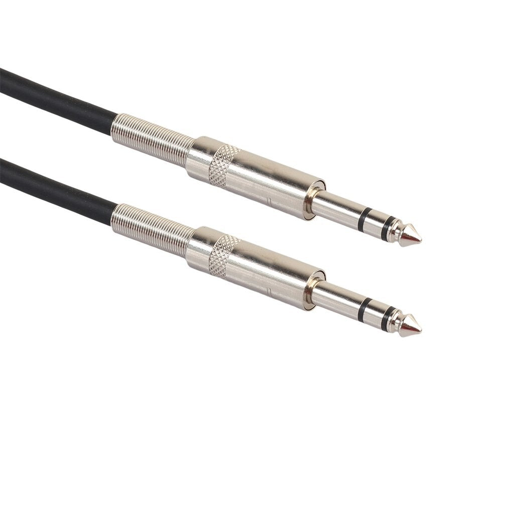 Professional Stereo Male To Male Electric Guitar Cable Black Transmission Speed To Support Multi-Device Data Transmission