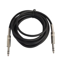Load image into Gallery viewer, Professional Stereo Male To Male Electric Guitar Cable Black Transmission Speed To Support Multi-Device Data Transmission