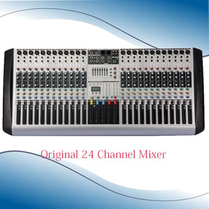 New HX2402 Professional Audio DJ Mixer 24 Channels Mixer EQ Mixing Console