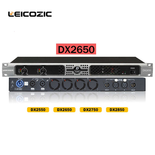 Leicozic DX2650 audio amplifier 1050w 4ohms power amps sound amplifier audio professional dj sound system d class amplificador