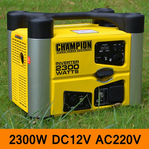 2300W DC 12V AC 220V Gasoline Inverter Generator Home Car Household Small Gasoline Generators Portable Silent Generator EPA
